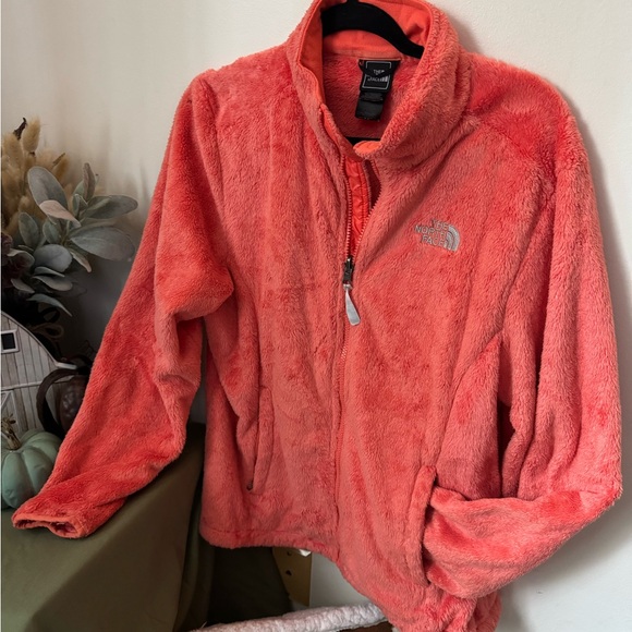 The North Face Women's Vibrant Coral Teddy Jacket - Picture 1 of 6